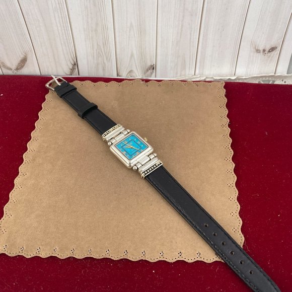 Vintage Ecclissi 925 Sterling Silver Turquoise Watch main image 4
